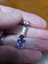 Load image into Gallery viewer, Custom Wire Wrapped Faceted Alexandrite (Corundum) Necklace/Pendant Sterling Silver